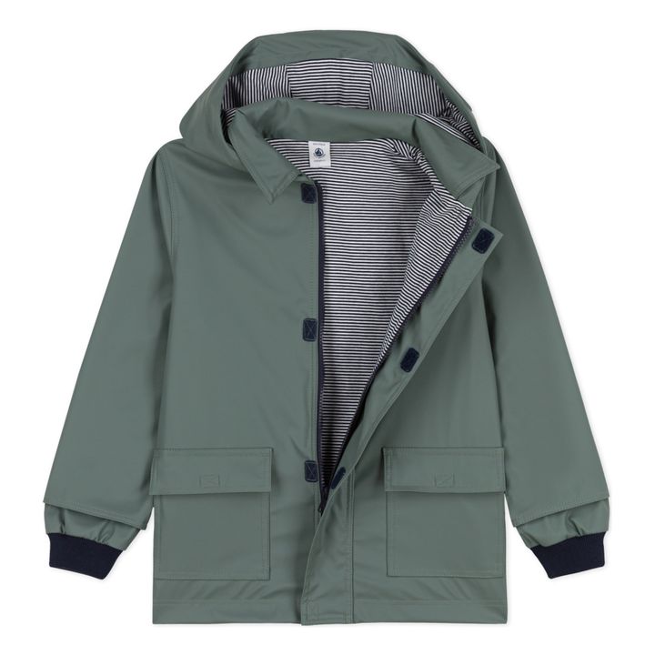 Hooded Raincoat | Verde- Imagen del producto n°4