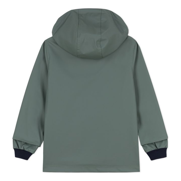 Hooded Raincoat | Verde- Imagen del producto n°5