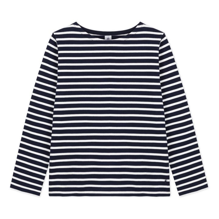 Cabulot Striped Jersey T-shirt - Women’s Collection  | Azul Marino- Imagen del producto n°0