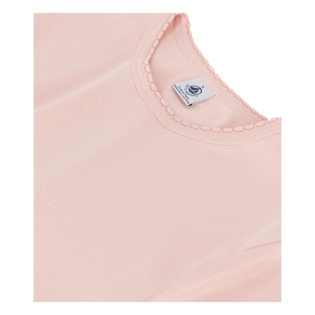 Cocotte Organic Cotton Collar Detail T-shirt - Women’s Collection  | Rosa