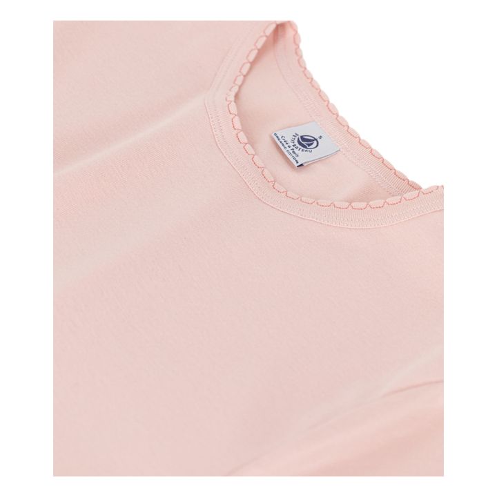 Cocotte Organic Cotton Collar Detail T-shirt - Women’s Collection  | Rosa- Imagen del producto n°1
