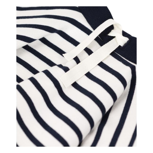 Cilou Striped Jersey Skirt | Blanco
