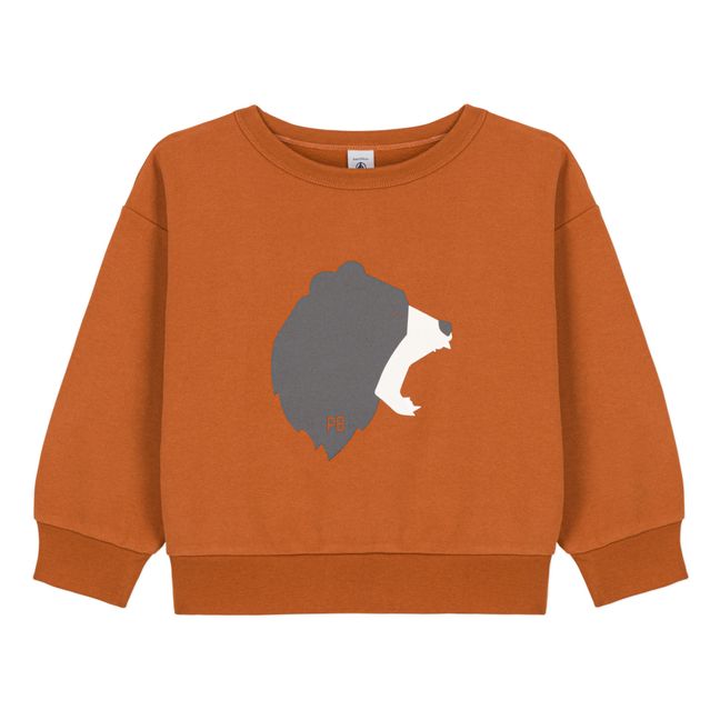 Cartable Fleece Sweatshirt Orange