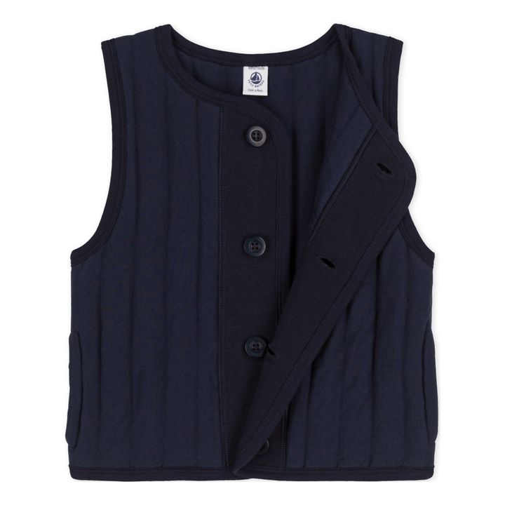 Quilted Vest Blue- Product image n°2