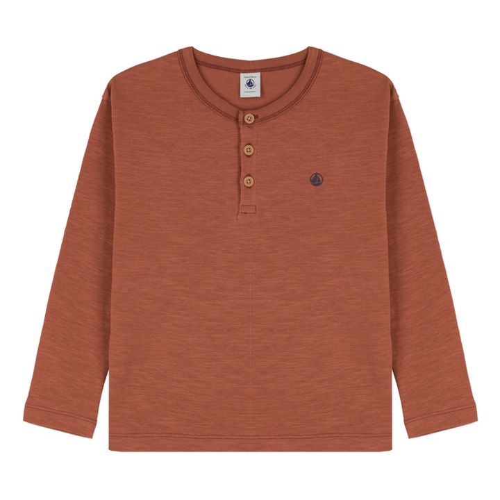 Ceylan Jersey T-shirt | Brown- Product image n°0