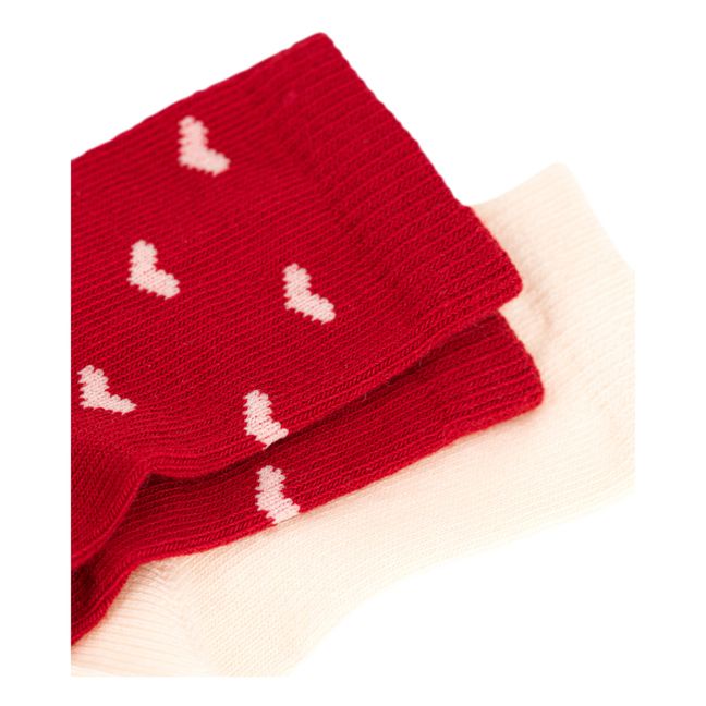 Socks - Set of 2 Rojo