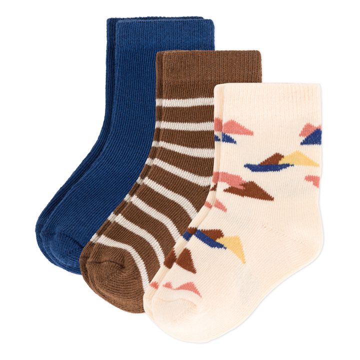 Socks - Set of 3 | Braun- Produktbild Nr. 0