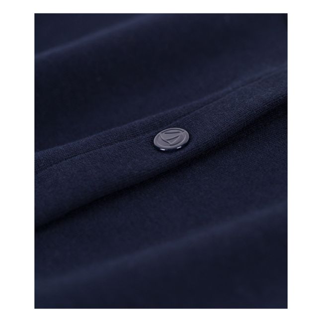 Carine Double Jersey Cardigan | Navy blue