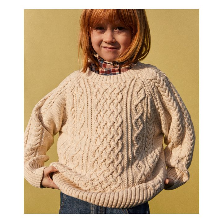 Cezanne Knitted Jumper | Beige- Product image n°2