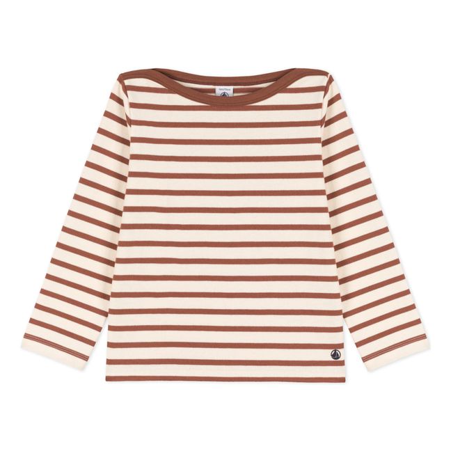 Striped Jersey Sweatshirt | Marrón