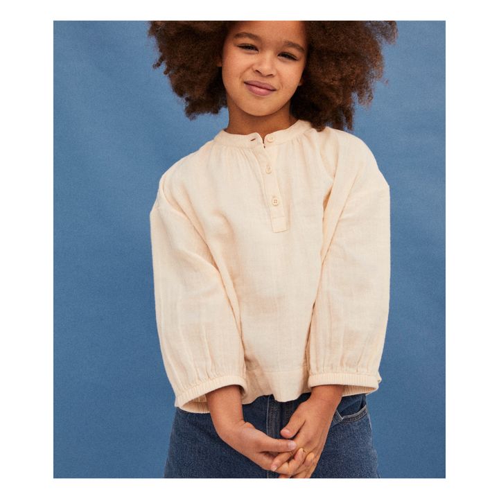 Cathy Blouse | Beige- Product image n°1
