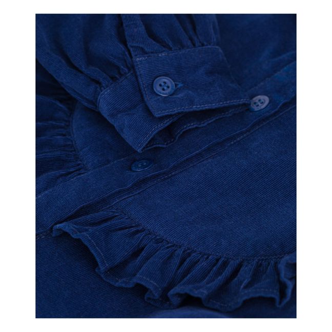 Robe Velours Ceerique | Bleu