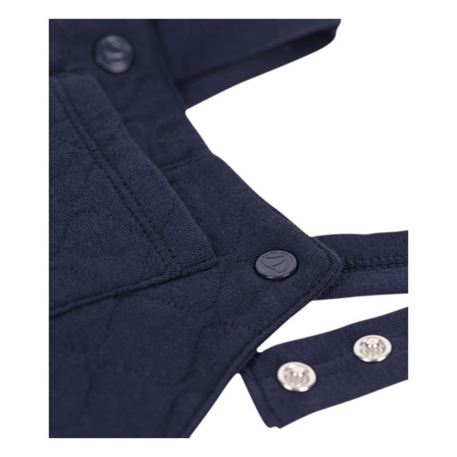 Colombin Quilted Overalls | Navy blue
