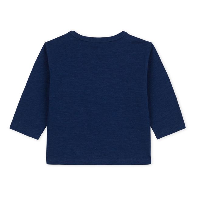 T-shirt Jersey Caiman Bleu marine