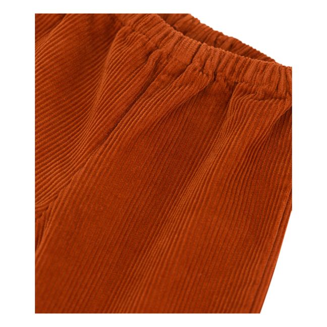 Cola Velour Trousers Naranja