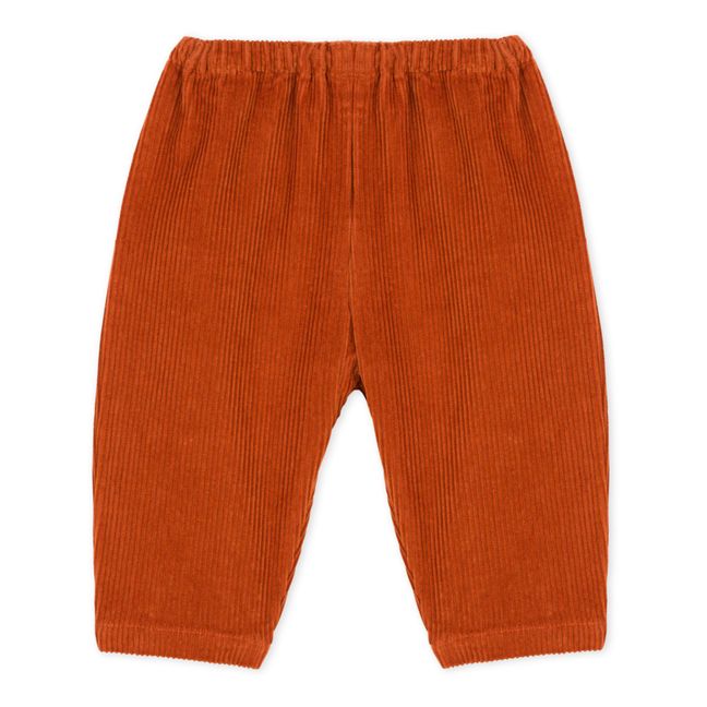 Cola Velour Trousers | Naranja
