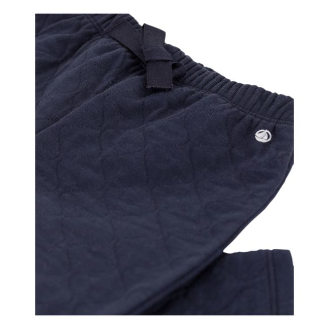Capucin Quilted Trousers Azul Marino