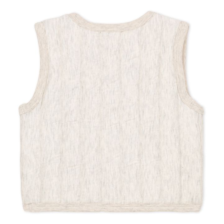 Quilted Vest Beige- Imagen del producto n°3