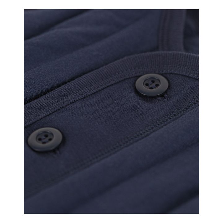 Quilted Vest | Navy blue- Product image n°2