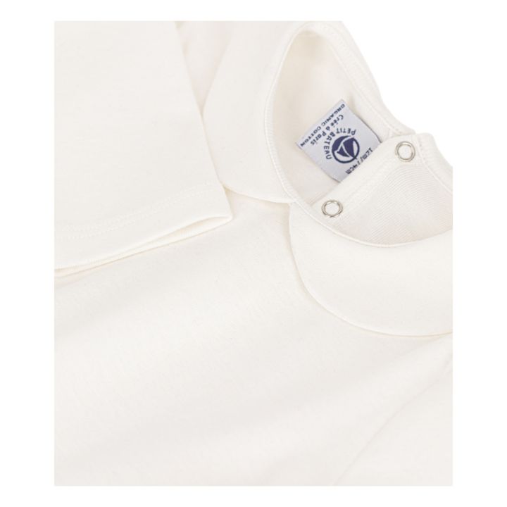 Capeline Organic Cotton Peter Pan Collar Blouse White- Product image n°1