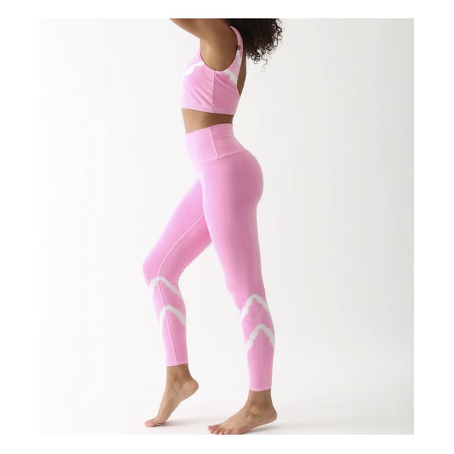 Sirena Herringbone Crop Top | Rosa