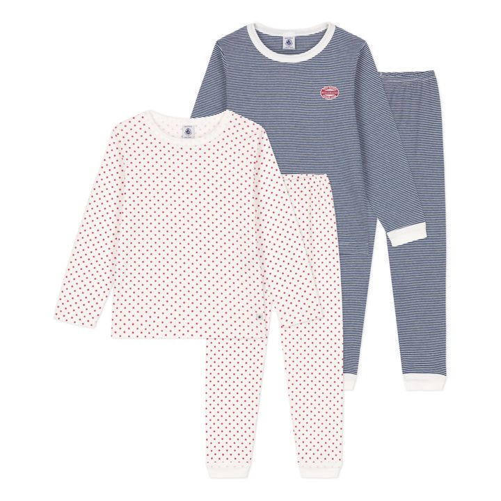 Ciretoile Organic Cotton Pyjamas - Set of 2 Ecru- Product image n°0