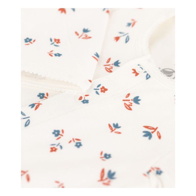 Pyjama Tubique Coton Bio Cadia | Blanc
