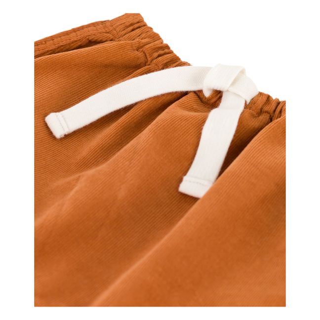 Pantalon Velours Coton Bio Cracky Orange