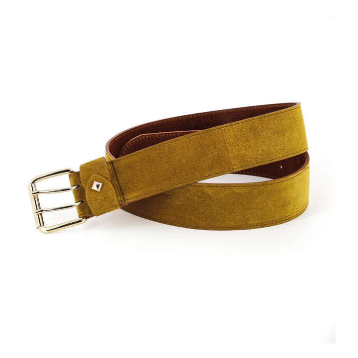 Guiard Velour Belt | Amarillo Mostaza- Imagen del producto n°0