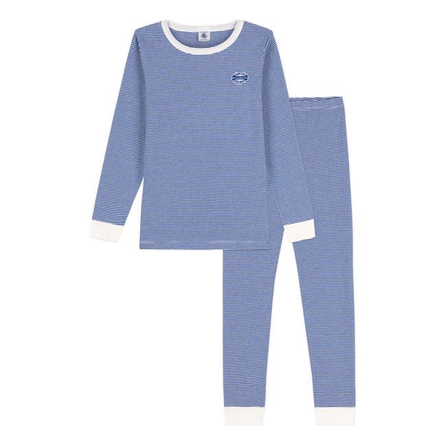 Ciré Organic Cotton Pyjamas Blu