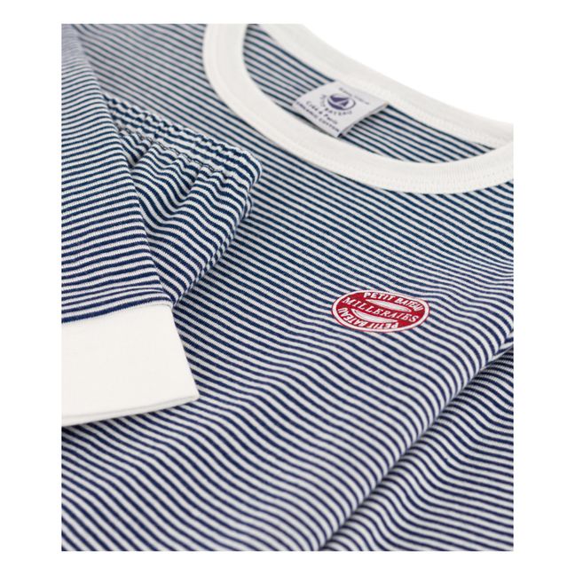 Ciré Organic Cotton Pyjamas | Navy blue