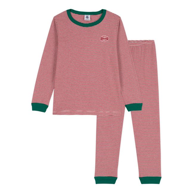 Organic Cotton Pyjamas | Red