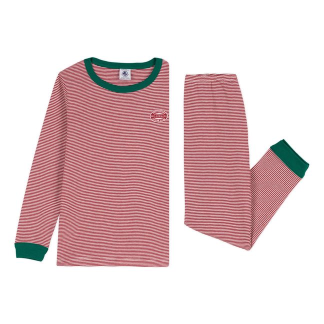 Pyjama Coton Bio | Rouge