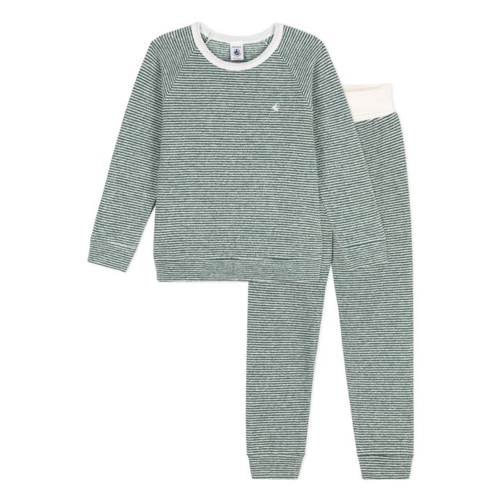 Castelli Recycled Terry Cloth Pyjamas | Grey blue- Product image n°0