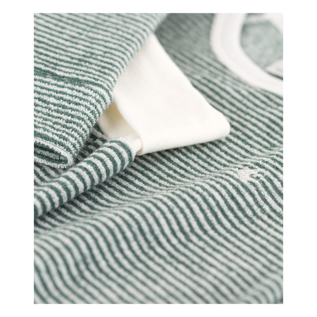 Castelli Recycled Terry Cloth Pyjamas Grey blue