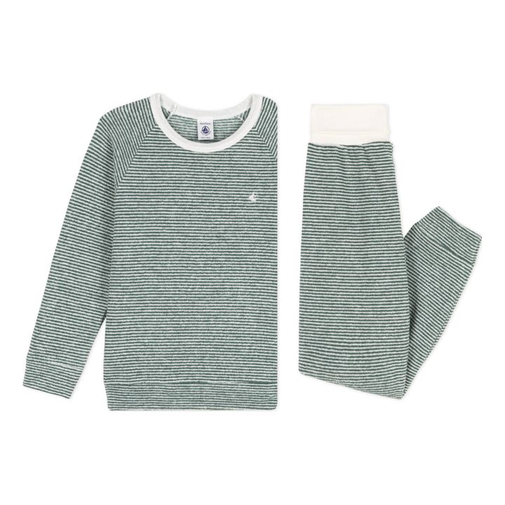Castelli Recycled Terry Cloth Pyjamas | Azul Gris- Imagen del producto n°2