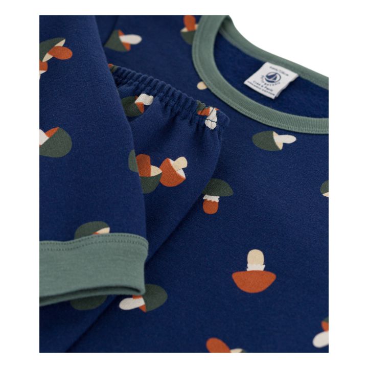 Cinguo Organic Cotton Pyjamas | Midnight blue- Product image n°1
