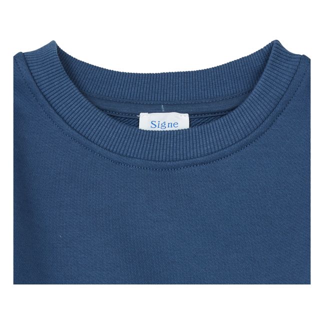 Saxo Organic Cotton Sweatshirt - Kids’ Collection - Azul