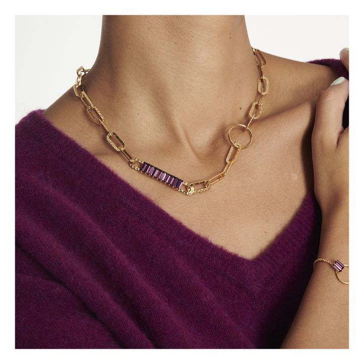 Ziggy Necklace Purple- Product image n°2