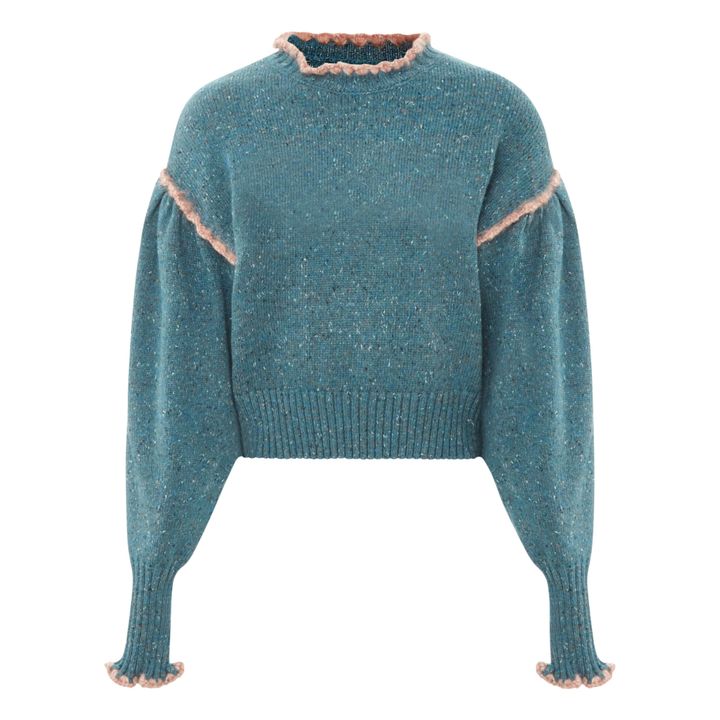 Dayanna Extra Fine Mohair Jumper | Navy blue- Product image n°0