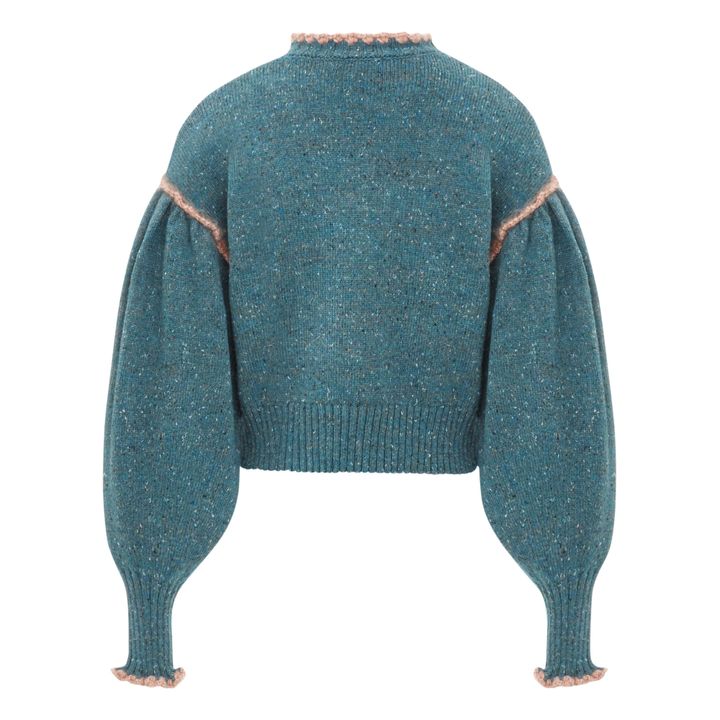 Dayanna Extra Fine Mohair Jumper | Navy blue- Product image n°4