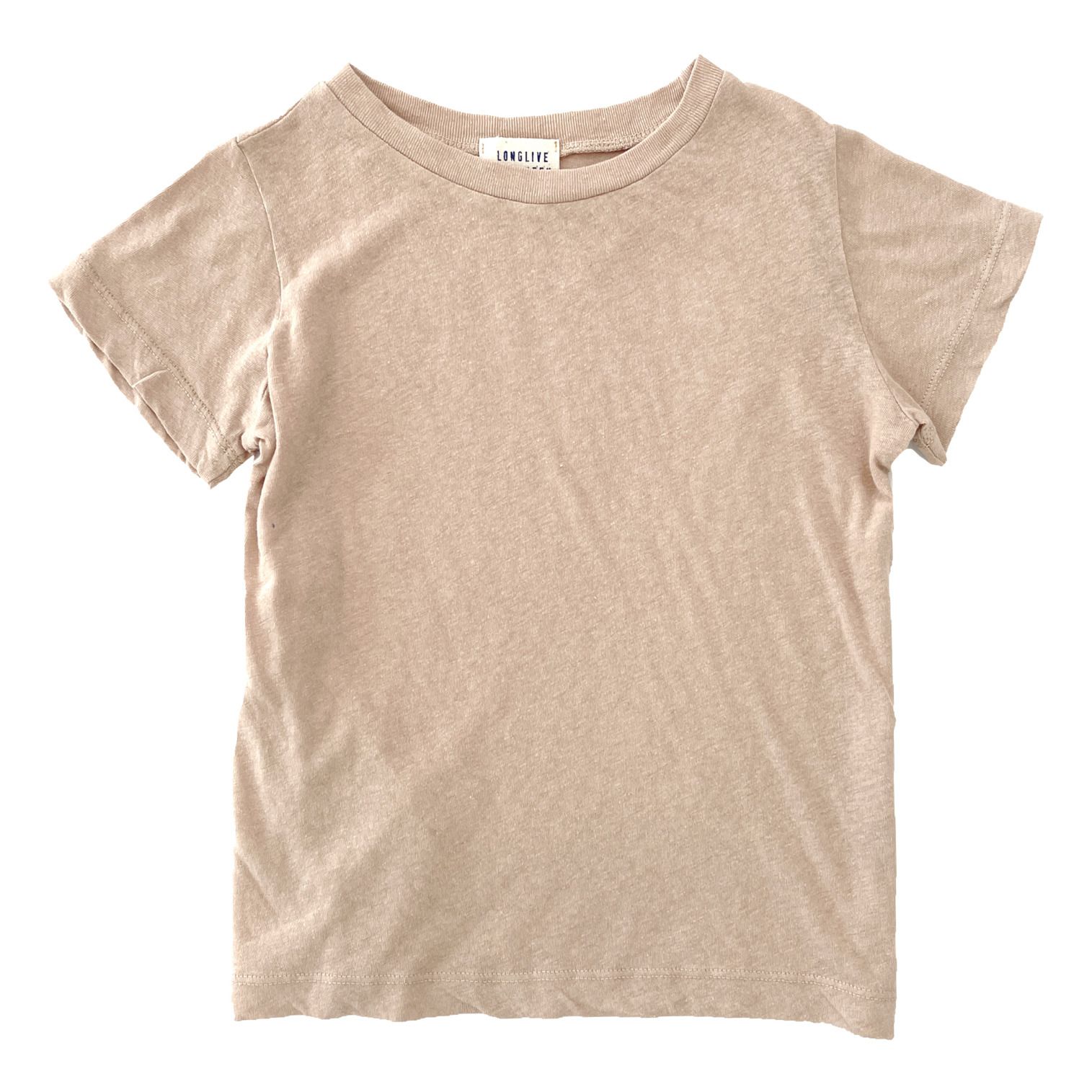 T-shirt Coton Bio Beige- Image produit n°0
