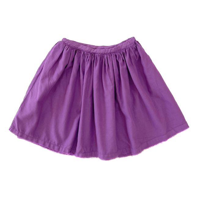 Organic Cotton Skirt Violett