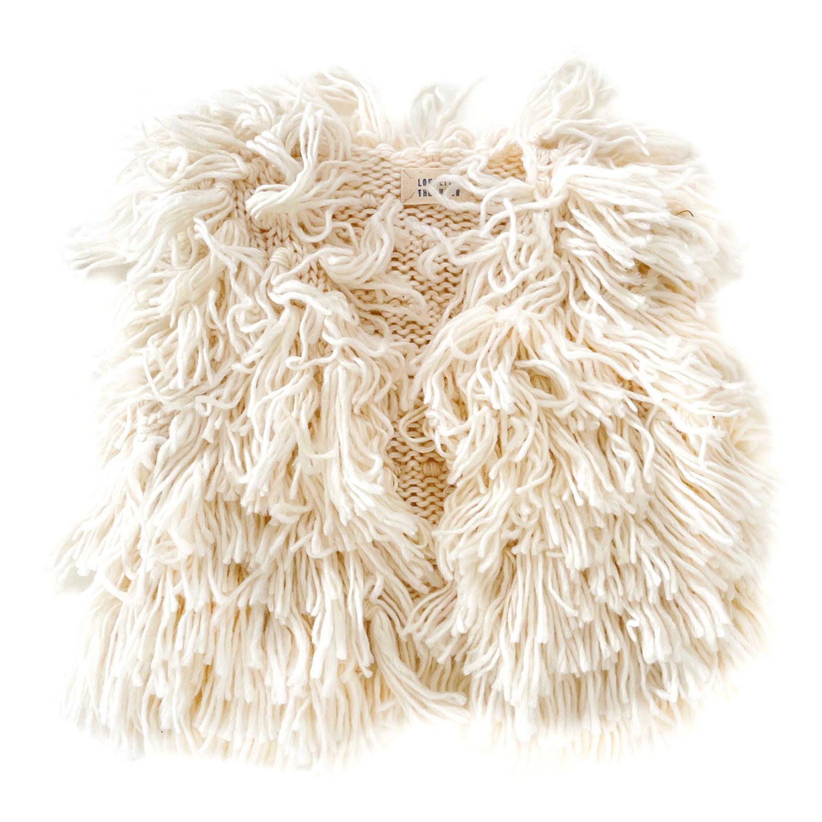 Longlivethequeen - Fringed Vest - Cream | Smallable