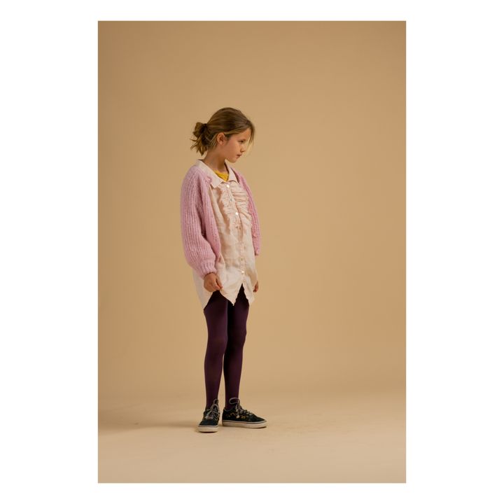Linen Frill Dress | Rosa Viejo- Imagen del producto n°1