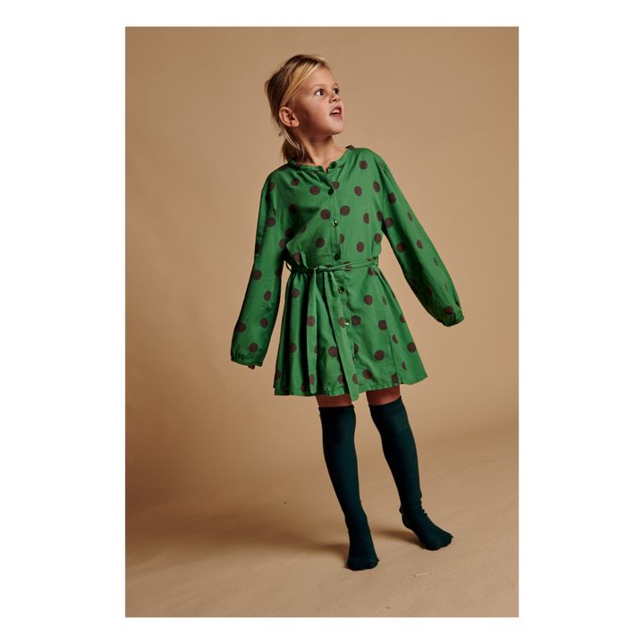 Upcycled Polka Dot Dress | Verde- Imagen del producto n°1