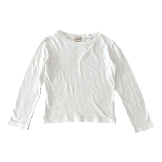 Organic Cotton and Linen T-shirt | Blanco