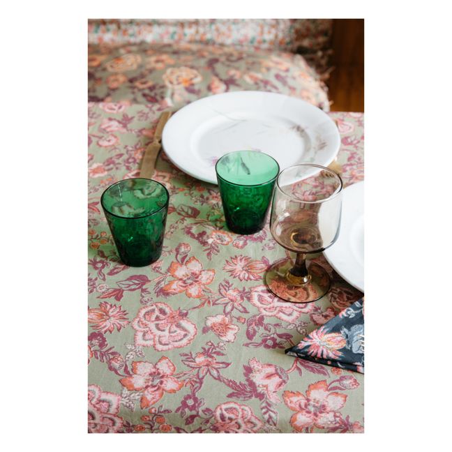Carla Organic Cotton Tablecloth | Khaki