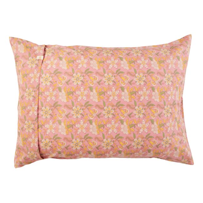 Valerie Organic Cotton Pillowcase Rosa