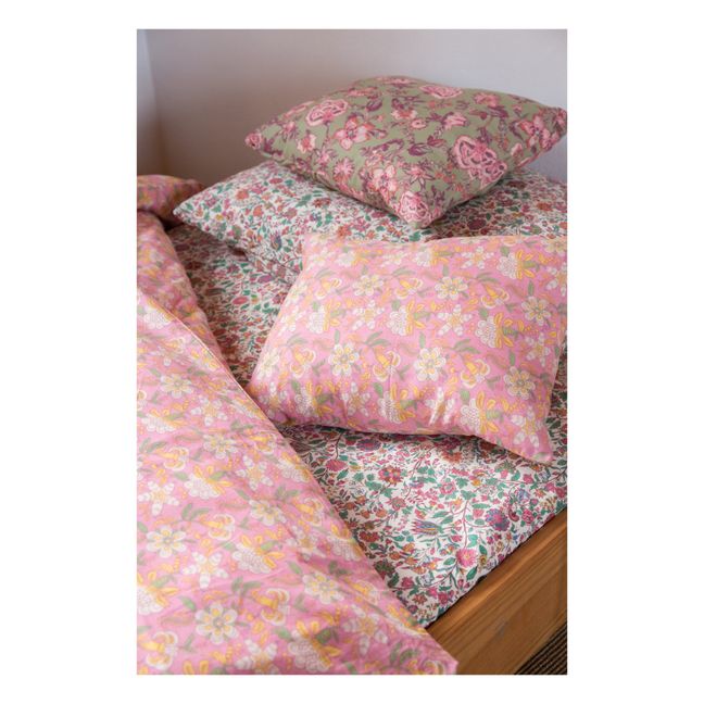 Funda de almohada de algodón orgánico Valerie | Rosa